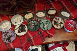 home fragrance products in holiday scents