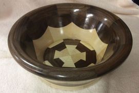 hand crafted wooden bowl
