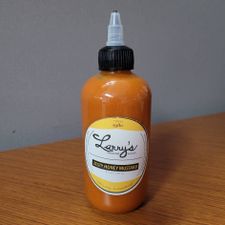 bottle of Larry's Zesty Honey Mustard