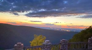 sunset at Coopers Rock