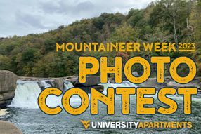 Mountaineer Week 2023 Photo Contest. Photo of waterfall.